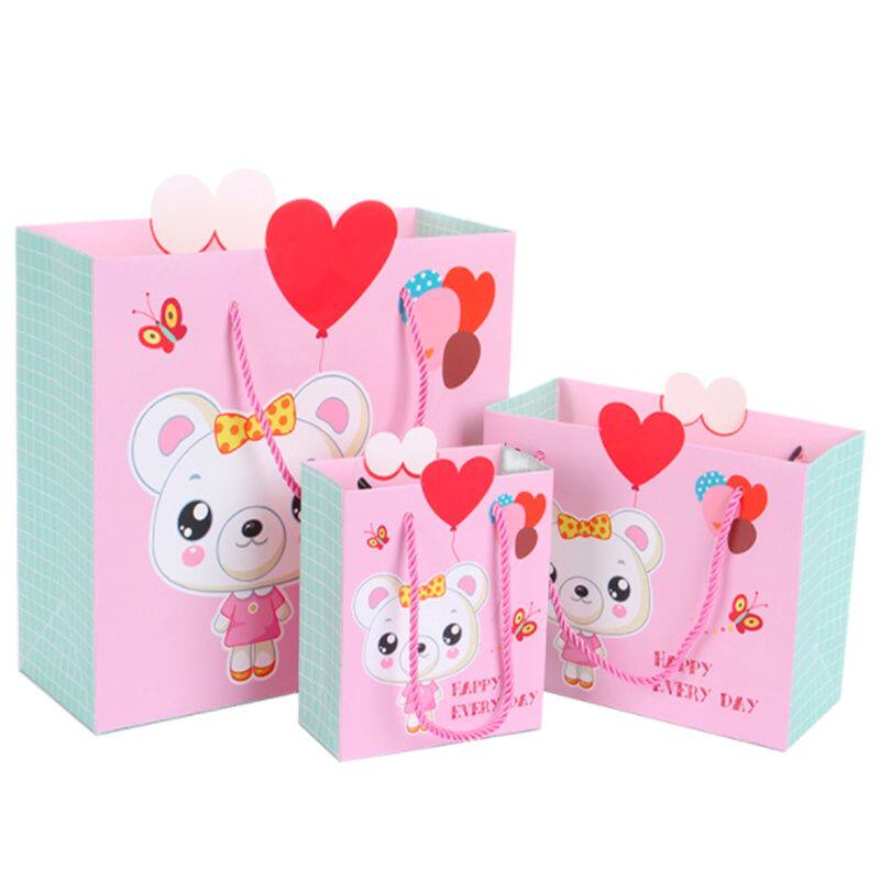 10pcs/lot creative printing paper gift bags for party baby