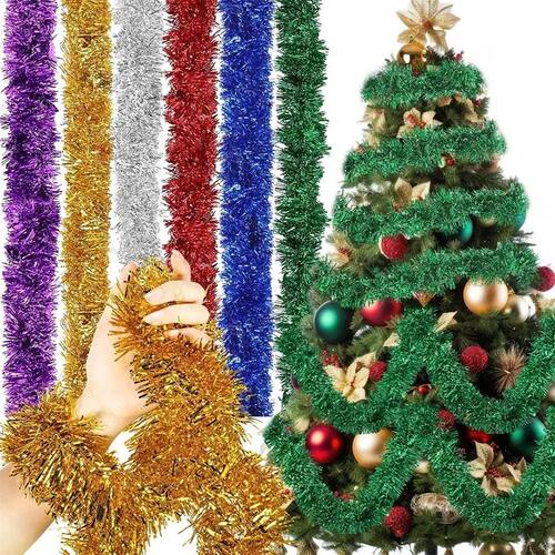 2M Christmas Decoration Color Ribbon Christmas Tree Pendant
