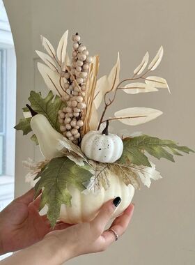 1pc Christmas Decorations Pumpkin Ornaments Artificial Pumpk