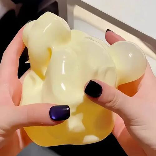 Genuine Vaseline Filled Giant Cheese Squishy Toy 1/3Pcs Soft