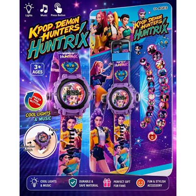 Hot New K-POb  Projection Watch 24 Images Children's Electro