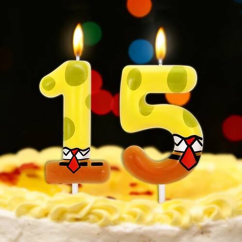 Sponge Candle Bob Birthday Candle Birthday Decoration Cake C