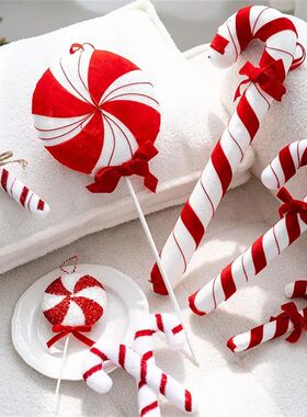 Christmas Large Candy Canes Christmas Tree Lollipop Decorati