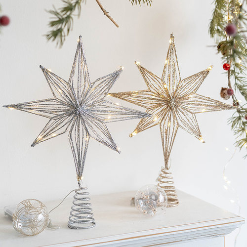 Christmas Decoration Christmas Iron Tree Top Star Christmas