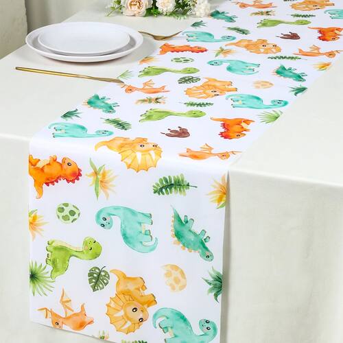 Dinosaur Table Runner Jurassic World Theme Roar Dino One Bir