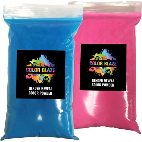 2pounds Baby Gender Reveal Powder Colored Power for Boy or G