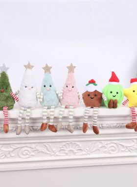Christmas Decorations Cute Plush Doll Home Party Doll Decora