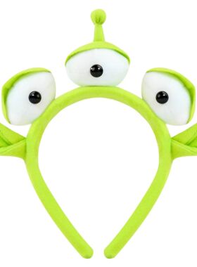 Three-Eyed Alien Headband Halloween Monster Plush Cute Headw