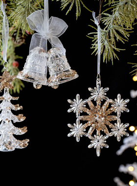 Christmas Decoration Christmas Snowflake Sticky Powder Sequi