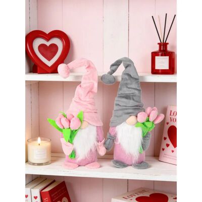 Gnomes Decorations For Home, Spring Summer Fall Tiered Tray