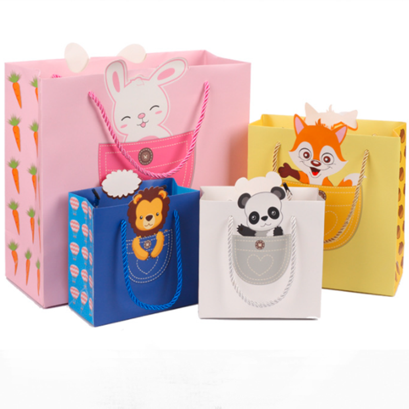 10pcs/lot paper gift bags for party baby shower paper chocol