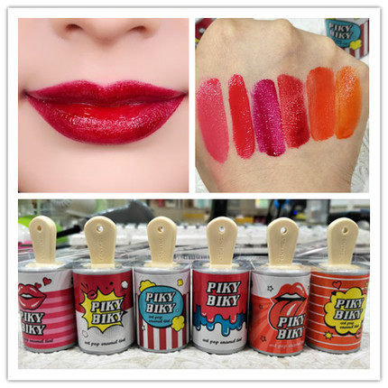 清货 韩国tonymoly托尼魅力颜料桶油漆桶持久染色口红染唇液唇彩