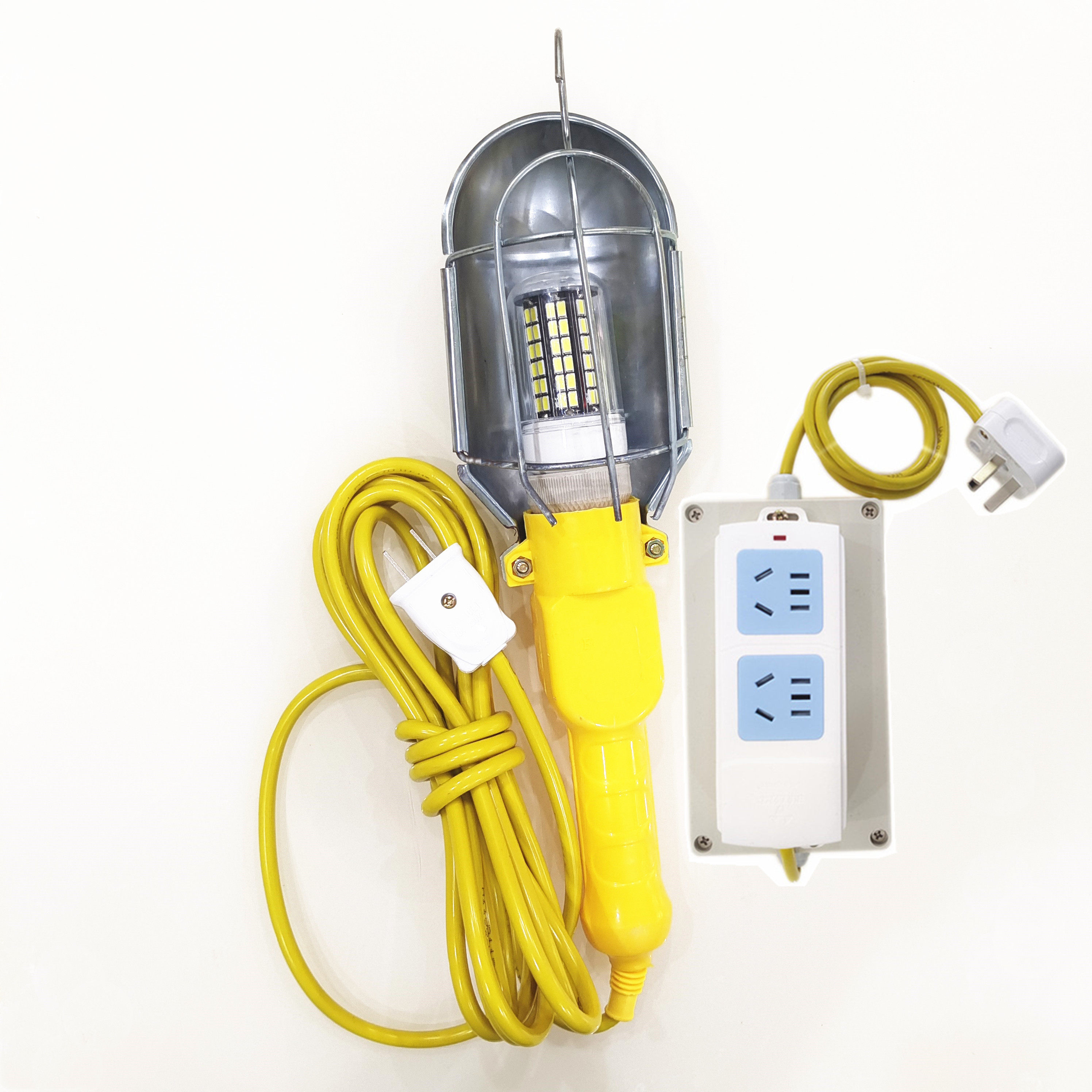 LED强磁检修灯 插座维修行灯220V转12V24V36V低压移动安全工作灯