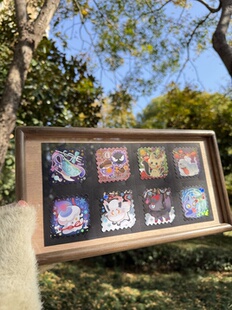 同人烫金银宝可梦邮票索罗亚洗翠索罗亚谜拟丘鬼斯来悲茶烛光灵