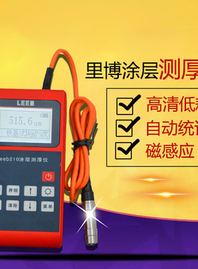 里博leeb210涂层测厚仪镀锌管厚度测量仪器leeb211数显油漆膜厚计