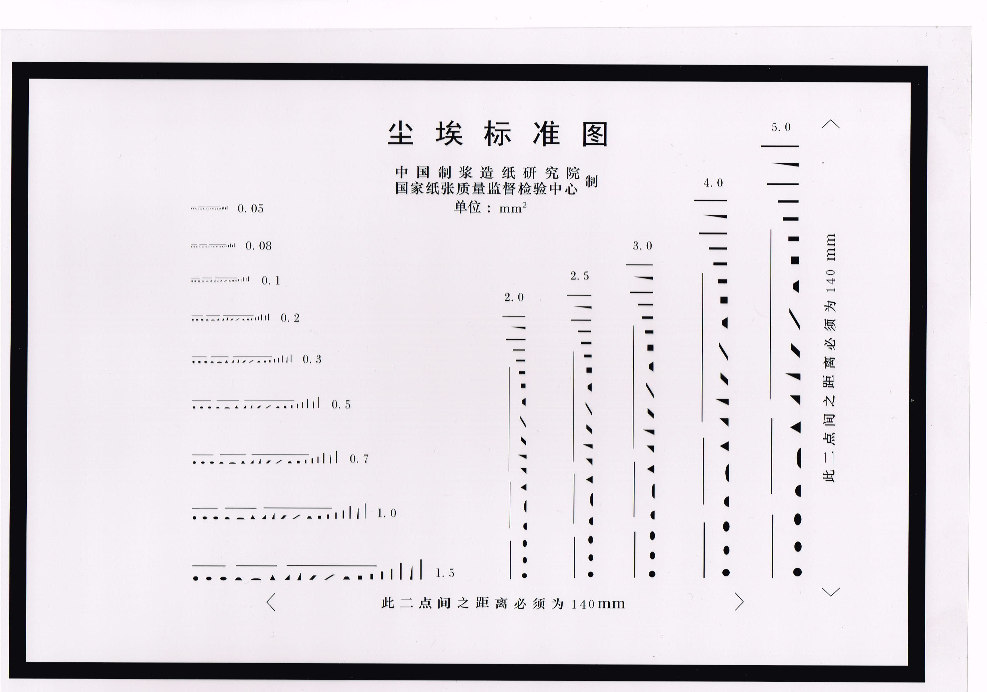 尘埃标准对比纸张照片测定仪