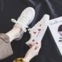 Giày vải dâu tây nữ sinh viên phiên bản Hàn Quốc ulzzang2019 mùa hè mới hoang dã phẳng nhỏ giày trắng bảng giày nữ - Plimsolls giầy sục nữ