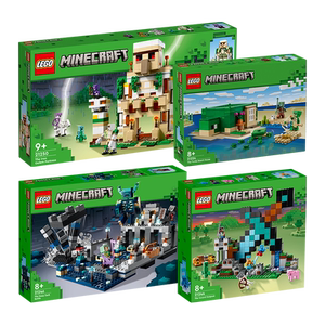 乐高我的世界21265创意工作台21269犰狳矿洞探险拼插积木玩具男女