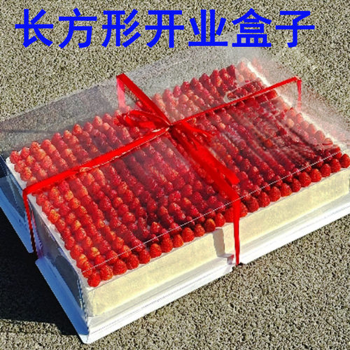 长方形蛋糕盒子超大庆典开业蛋糕