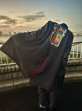 【现货】四大天王RAF 03AW SIMONS Archive手绘风衣PARKA大衣外套