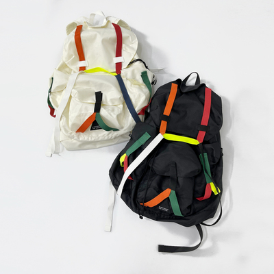 RAF08SS伞兵彩带双肩书包权志龙