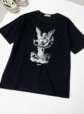 【现货】ARCHIVE孤品！UNDERCOVER做旧VTG风宽松高街天使短袖T恤