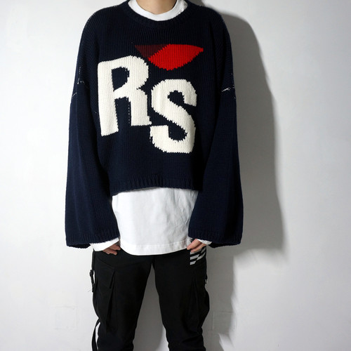 RAF18FW短款甩手羊毛衣