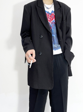 【现货】RAF高定SIMONS权志龙宽松休闲西装 INS潮男女GD同款外套