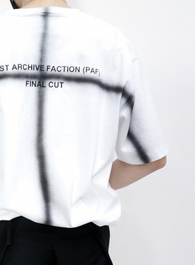 【现货】人手一件！PAF4.0新款展会限定喷墨标语基础宽松短袖T恤