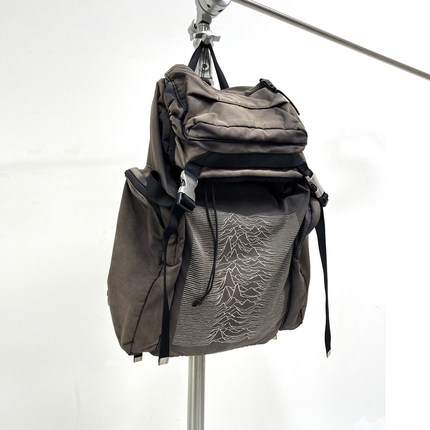 【现货】UNDER09AW COVER ARCHIVE单品 波纹脉冲做旧双肩书包男女