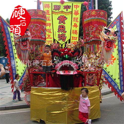节庆主题巡游花车春节大型活动商场巡游推广宣传装饰彩车道具