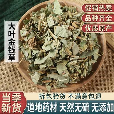 中药材大叶金钱草 广金钱草干 泡茶 金钱草 新货500g克