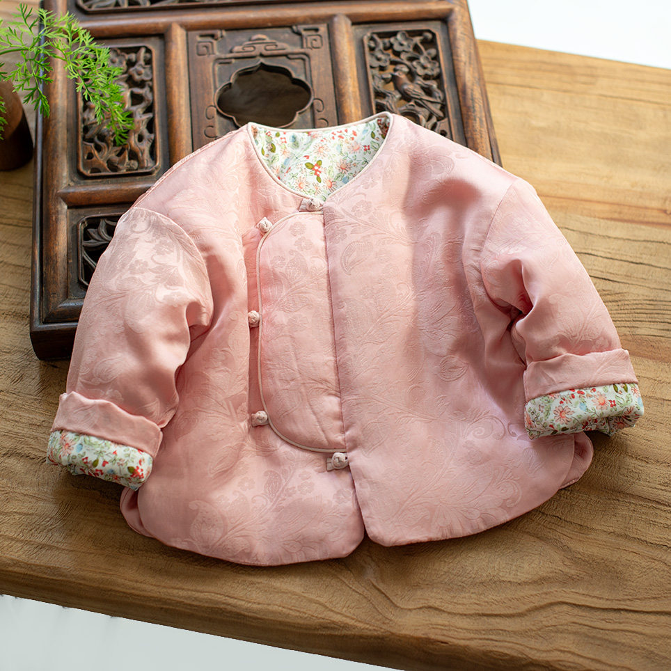 宝宝拜年服女宝棉袄冬女童超好看国风加绒棉服新中式日常可穿唐装
