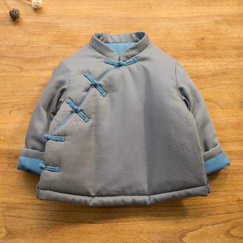 儿童棉衣男童古风帅气改良版棉服加厚唐装中式棉袄小孩衣服冬装新