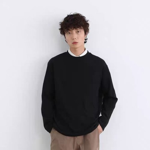 男士加绒加厚毛衣