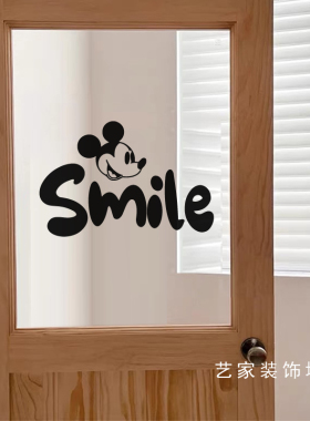 smile米奇卡通创意平面美化装饰