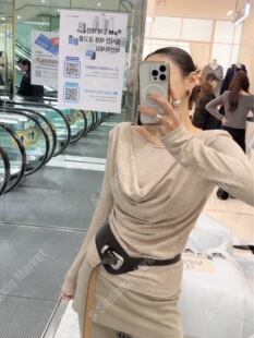 韩国直邮东大门代购正品2025冬季 magnolia36 女人味假两件T恤