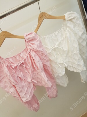 韩国直邮东大门代购正品2026春季新款 been 洋气泡泡袖衬衫