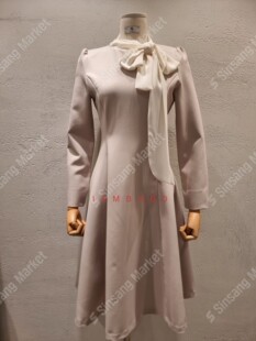 RUHOT 韩国直邮东大门正品 eeyou 2026春季 优雅蝴蝶结连衣裙 代购