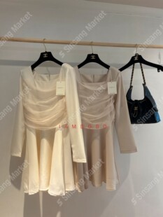 代购 2026春季 double 柔美女人味连衣裙 新款 韩国直邮东大门正品