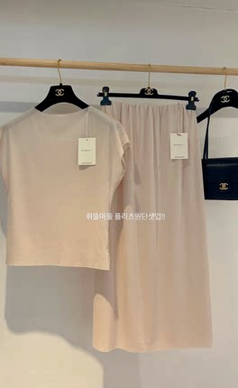 韩国直邮东大门正品代购2026夏季新款 double j 时尚百搭百褶套装
