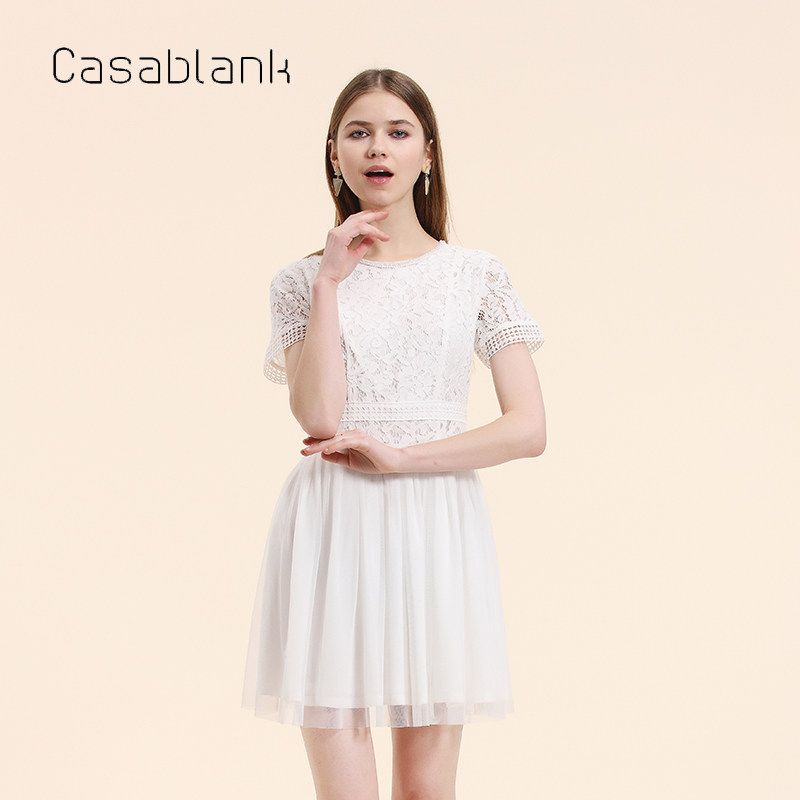 Casablank卡莎夏季蕾丝淑女