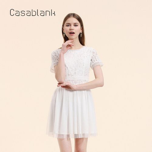 Casablank卡莎夏季蕾丝淑女