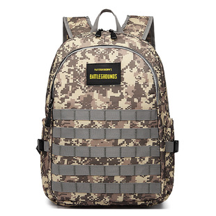 绝地求生背包吃鸡PUBG同款三级包电脑学生书包男女迷彩双肩包