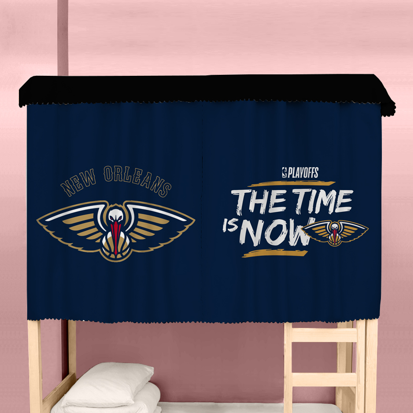 床帘NBA篮球独行侠灰熊火箭马刺鹈鹕学生宿舍寝室上下铺遮光防尘