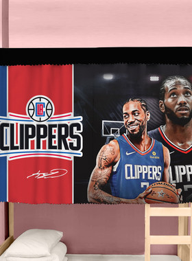 床帘NBA快船洛杉矶保罗乔治伦纳德莱昂纳德哈登威少威斯布鲁克