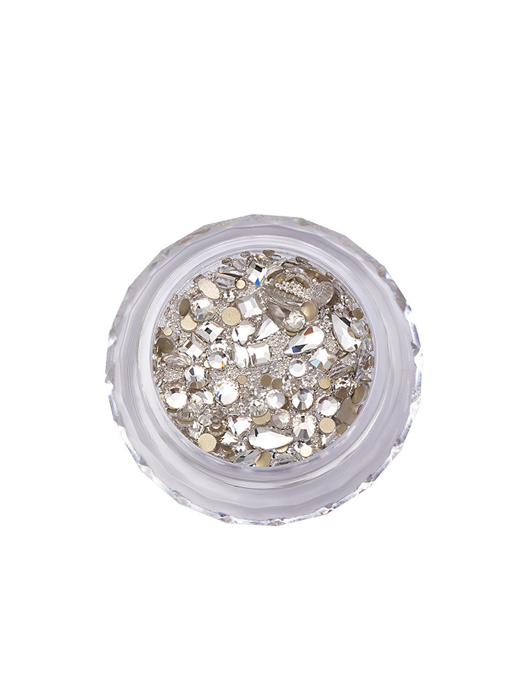 Mixed Nail Art Decoration Kit with Flat-back Czech Gems - Product image 5