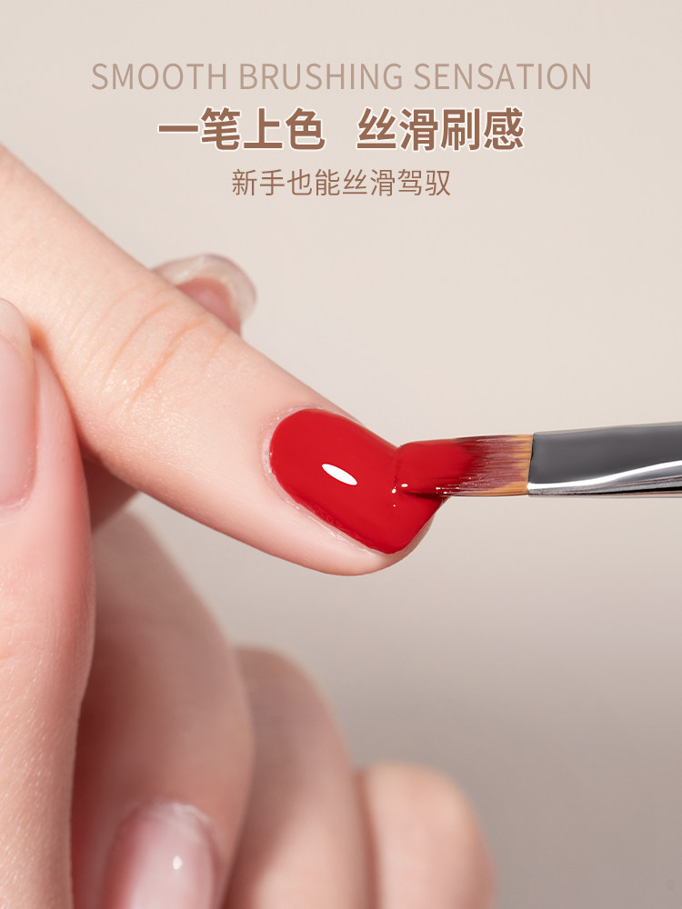 Cream White Nail Brush Set for UV Gel Painting & Liners - Product image 2