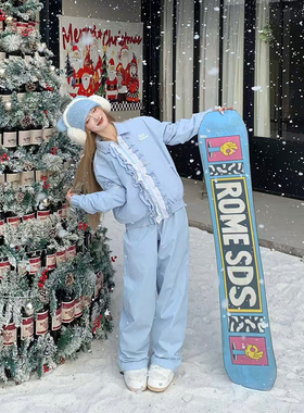 Sky’s Unknown24原创新款滑雪服单板双板防水防风保暖可爱显瘦