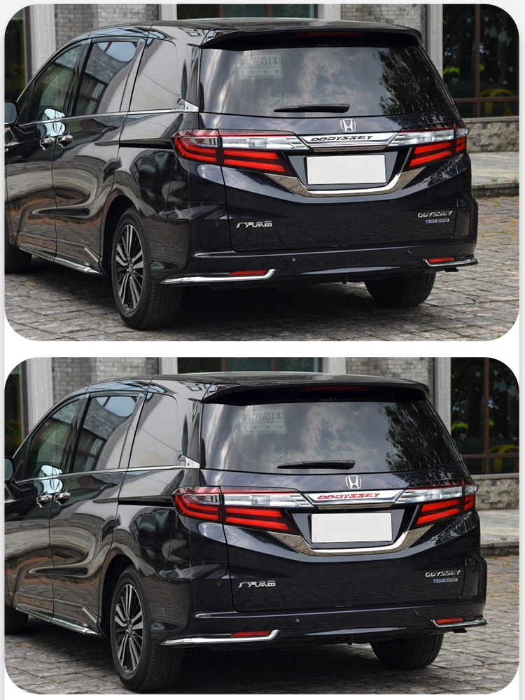 适用于18-19款奥德赛尾标饰条 后备箱上饰条混动版后标饰条改装